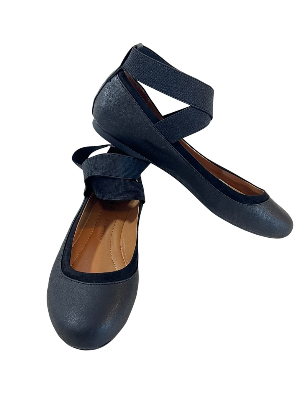Style & Co Beaap Ankle Strap Flats Womens Size 7 New Black